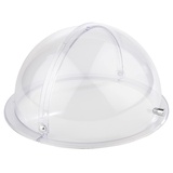 APS Rolltop-Haube, Abdeckung, Büffethelfer, transparente Rolltop-Haube aus SAN, 38 x 38 cm, 20 cm Höhe