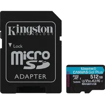 Kingston Canvas Go! Plus Gen4 512 GB mit Adapter