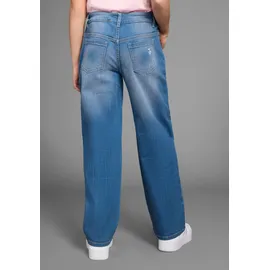 delmao Loose-fit-Jeans in blue stone washed), | Gr.: 182