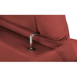 Uno Relaxsessel Basel Leder 99 x 87 x 96 cm Rot elektrisch