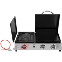 Royal Gourmet 3 Brenner Gasgrill, 3 in 1 Tischgrill