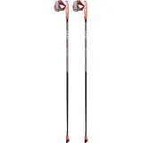 Leki Smart Flash 130 cm rot-schwarz-weiß