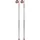 Leki Smart Flash 130 cm rot-schwarz-weiß