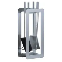 Heibi Kaminbesteck Edelstahl 22,5 x 16 x 59 cm Silber