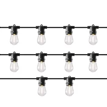 MARELIDA LED Solar Lichterkette 4,5m transparent 10-flammig