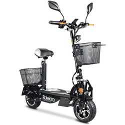 Rolektro, E-Joy Elektro-Scooter 20 Lithium, Schwarz, 36V-20AH Akku, 500 Watt
