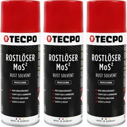 3x TECPO Rostlöser MoS2 Rostschutz Kriechöl... (11,66 € pro 1 l)