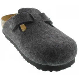 Birkenstock Boston Wool Narrow Hausschuhe (Größe 36, grau)