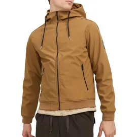 JACK & JONES Herren JJEBASIC Softshell Hood NOOS Kurzjacke, Otter,M