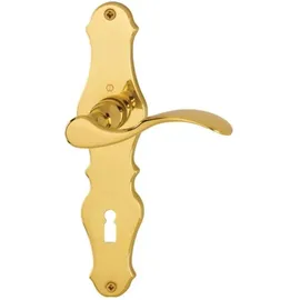 HOPPE Langschildgarnitur Weimar M112SLN/2007 MS F73 BB 72mm grau/bronze