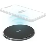 Hama Wireless Charger Set QI-FC10 10W kabelloses Smartphone-Ladepad schwarz