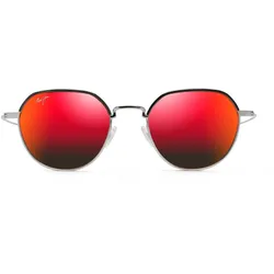 Maui Jim ISLAND EYES _ Stahlgrau mit schwarzen Bügeln (RM859-02D)