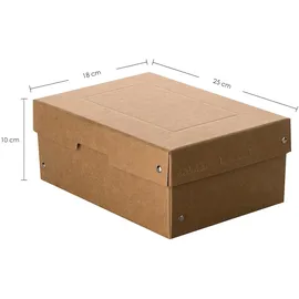 Falken PURE Aufbewahrungsbox 4,5 l braun 18,0 x 25,0 x 10,0 cm
