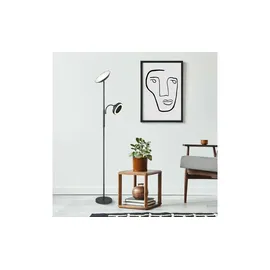 GLOBO Deckenfluter 178 cm schwarz