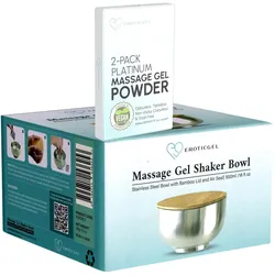 Veganes Nuru-Gel Set mit Schale & Pulver (1 Stück) 1 St