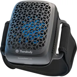 Thermotherapiegerät THERABODY "RecoveryTherm Cube, Schmerzlinderung in Sekunden", schwarz, Heizkissen, durch Wärme & Kälte und Kontrasttherapie