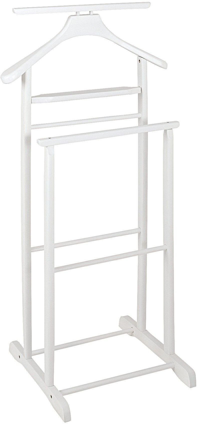 Herrendiener (BHT 47x102x36 cm) - weiß