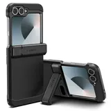 Spigen Tough Armor Pro - black - Samsung Galaxy Z Flip 6 -Schwarz [Scharnierschutz] [Ständer]