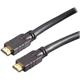 E+P Elektrik HDMI-Kabel HDMV 401/20 HDMI Typ A (Standard) 20 m Schwarz