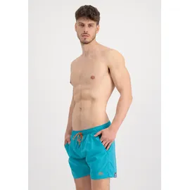 Alpha Industries Basic Badeshorts Blue Lagoon XL