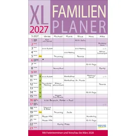 Korsch Verlag XL Familienplaner Weiß 2027