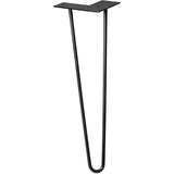 Wagner System Möbelfuß Hairpinlegs Stahl Höhe: 40 cm, schwarz,