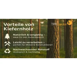 TPFGarden Drieburg Set 4-tlg. Braun