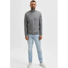 Selected Strickjacke 'Berg' - grau - L