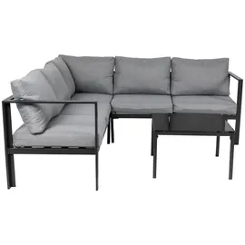 Svita MISSOURI Loungeset 4-tlg. schwarz/grau