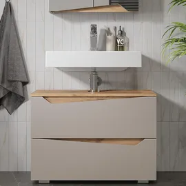 Vicco Waschbeckenunterschrank Marelle 80 x 57.5 cm mit 2 Schubladen, Rechteckig, 80x57.5x35 Badezimmer, Badezimmerschränke, Waschbeckenunterschränke