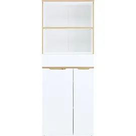 Innostyle Memphis Aktenschrank 75 x 38 x 197 cm weiß