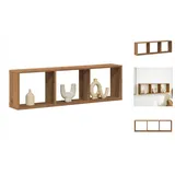 vidaXL Wandschrank 100x16x30 cm Artisan-Eiche Holzwerkstoff