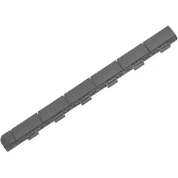 ArtPlast - Kunststofffliesenabschluss Marte grau, 60x5,2x1,3 cm; Männliche Ausführung - Kollektion Marte - Kreuzschraffur