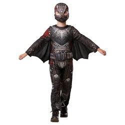 Rubie ́s Kostüm Drachenzähmen leicht gemacht 3 Hicks Drachenfliege, Kinderkostüm des dritten Dragons-Film im Battlesuit-Look schwarz