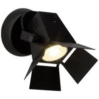 Brilliant Movie LED Wandspot schwarz matt