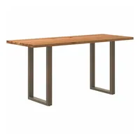 VidaXL Esstisch Bartisch Hellbraun 200x80x92 cm Massivholz Eiche Rechteckig