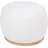 VCM Pouf Manhattan Polyester 55 x 36 x 89 cm Grau