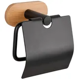 Wenko Toilettenpapierhalter in schwarz