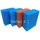 koi- und bonsaipark herdecke KH Biotec Ersatzschwamm Set passend für Oase Biotec 5.1 /Biosmart 18000 Teichfilter 2 x grob blau 1 x fein rot 1 x blau sehr fein Filterschwamm