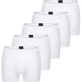 SCHIESSER Retro Boxershorts unifarben weiß 3XL 5er Pack