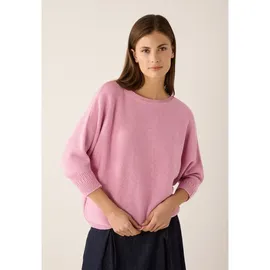 More & More Rundhalspullover mit Glanzeffekt Rosa 34