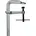 Schraubzwinge 300 x 175 grau