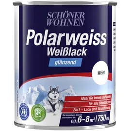 Schöner Wohnen Weißlack »Polarweiss«, glänzend