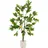 ML-Design Kunstpflanze Zitronenbaum 130 cm, aus Kunststoff,