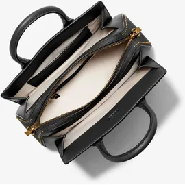 Michael Kors Laila Small Henkeltasche Leder Black/Gold