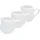 Provance 3-teiliges Porzellankannen-Set, Milchkännchen-Set je 70 ml Fassungsvermögen für Sahne, Sauce – Elegante Keramik Mini Kannen für Kaffee Tee Dressing, vielseitiges Servierset