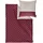 Bugatti Bettwäsche 155 x 220 cm - 100% Baumwolle, Reißverschluss, anschmiegsam, weich & waschbar, Mako Satinbettwäsche bugatti", rot (bordeaux, beige),