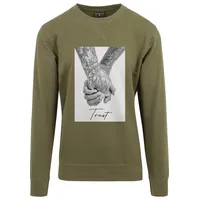 Mister Tee Trust 2.0 Sweatshirt - Olive - S