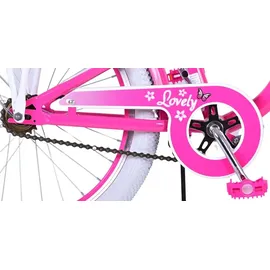 Volare Lovely 20" RH 26.5 cm rosa 1-Gang Handbremsen