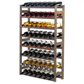 Proregal Weinregal Pinotwine HxBxT 118 x 72 x 25 cm 56 Flaschen Massives Kiefernholz Braun Geölt